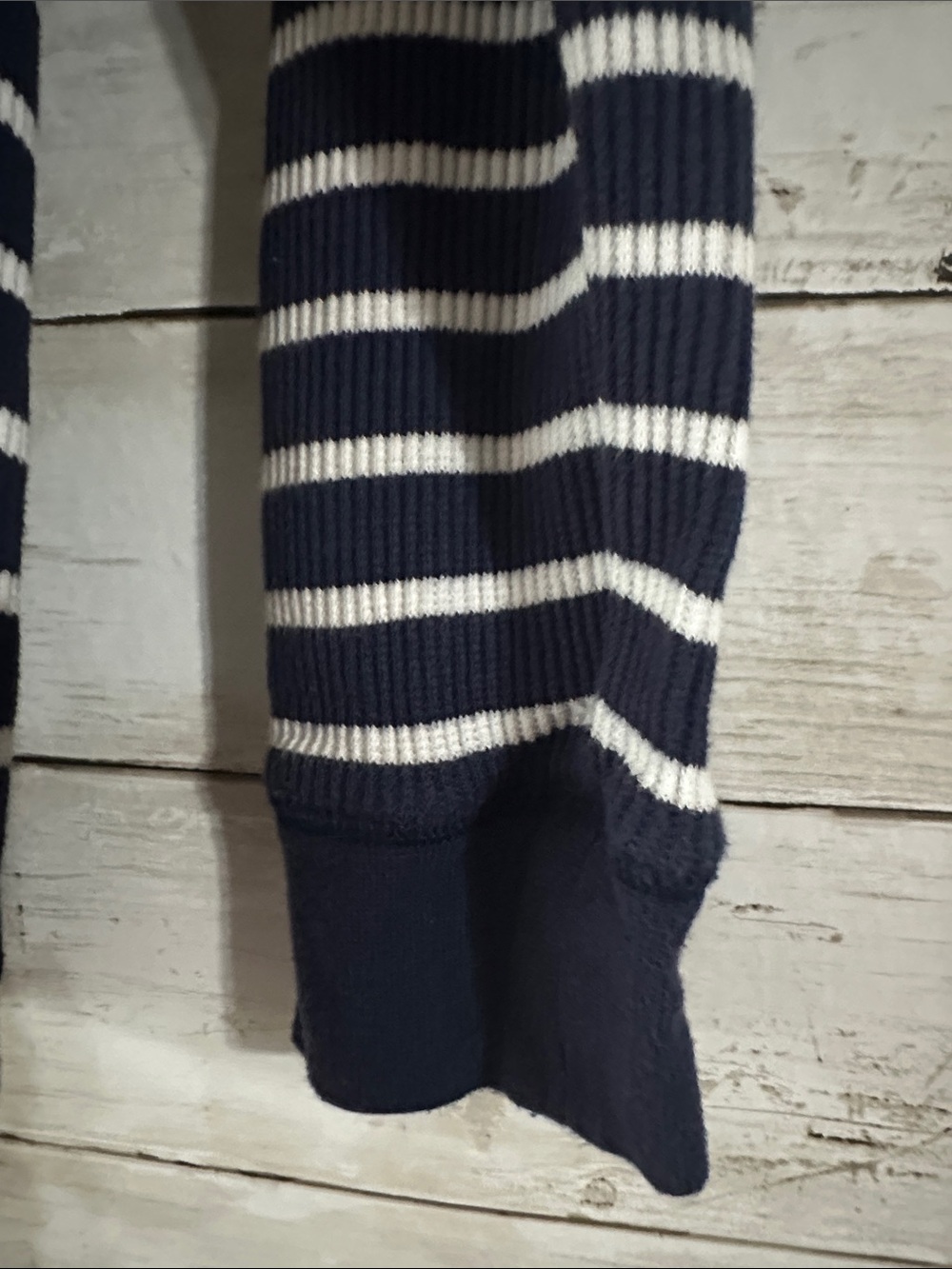 Vintage Y2K U.S. Polo Assn. Striped Ribbed Thermal Long sleeve size Large - Picture 3 of 16